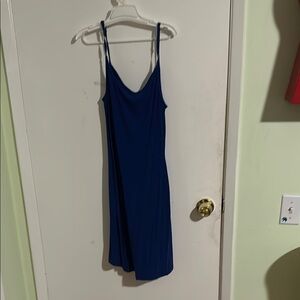 SKIMS Blue Spaghetti Strap Slip Dress